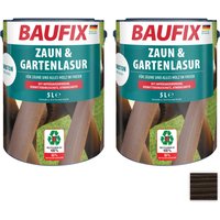 Zaun- und Gartenlasur, Ebenholz - 2er-Set von Baufix