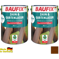 Zaun- und Gartenlasur, Kastanie - 2er-Set von Baufix