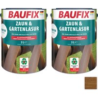 Zaun- und Gartenlasur, Nussbaum - 2er-Set von Baufix