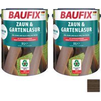Zaun- und Gartenlasur, Palisander - 2er-Set von Baufix