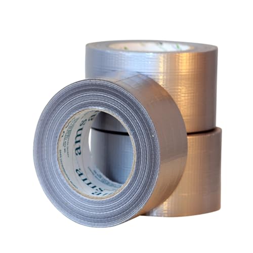 Bauhandel33 Gewebeklebeband Easy 48 mm x 50 m silber von Bauhandel33