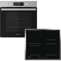 BAUKNECHT Backofen-Set "BAKO 740 IND IN" mit 1-fach-Teleskopauszug Set, 2 Stk. tlg. Hydrolyse - Reinigung mit der natürlichen Kraft des Dampfes bei 90 C von Bauknecht