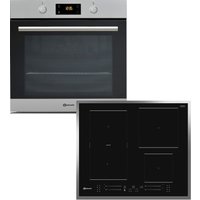 BAUKNECHT Backofen-Set "BAR2 KP8V2 IN", mit 2-fach-Teleskopauszug, Pyrolyse-Selbstreinigung, PowerHeißluft von Bauknecht