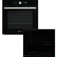 BAUKNECHT Backofen-Set "BAKO4 PF16 BLACK", BIR4 DP8FS2 ES, mit 2-fach-Teleskopauszug, Pyrolyse-Selbstreinigung von Bauknecht