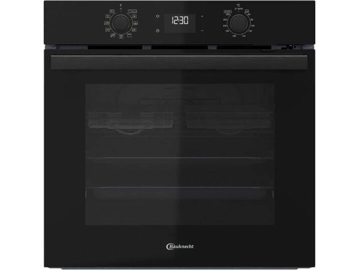 BAUKNECHT Einbaubackofen BBA285PU1ZK , A+ (A+++-D), schwarz (schwarzes glas), B:56cm H:60cm T:55,5cm, Backöfen, Easy Grill - einfaches Grillen im Backofen von Bauknecht