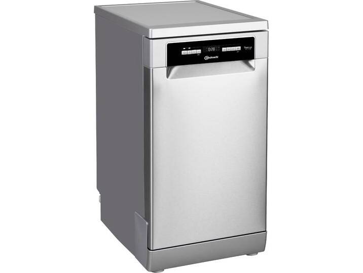 BAUKNECHT Standgeschirrspüler BK6FB10BS7A0X , B (A-G), silber (silberfarben), B:45cm H:85cm T:59cm, Geschirrspüler, ActiveDry von Bauknecht