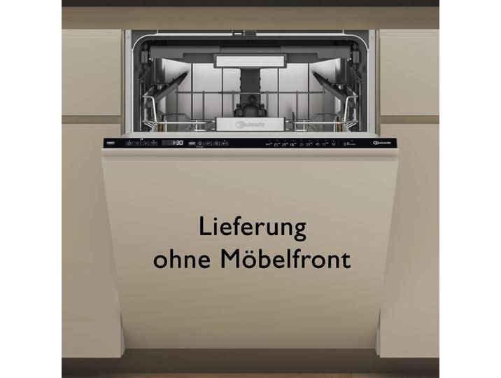 BAUKNECHT vollintegrierbarer Geschirrspüler BK7IA115B2M6L0 , Energieeffizienz: A (A-G), silberfarben, B:59,8cm H:82cm T:55,5cm, Geschirrspüler, Großer MaxiSpace Innenraum, inklusive PowerClean Pro Hochdruckdüsen von Bauknecht