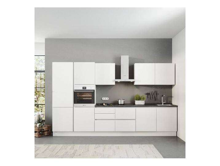 ROCTOR Küchenzeile RT9001 TopSoft weiß / AP Mamor dunkel Top matt - 362,5 cm Breit, Vormontiert, inklusive Bauknecht E-Geräten, Korpus Made in Germany ROCTOR Küchenzeile RT9001 TopSoft weiß / AP Mamor dunkel Top matt - 362,5 cm Breit, Vormontiert, inklusive Bauknecht E-Geräten, Korpus Made in Germany von Bauknecht