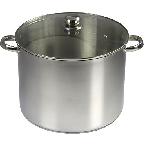 Baumalu 342684-Olla Con tapa (19 L, Edelstahl, Silber, 32 cm von Baumalu