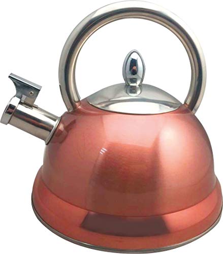 Baumalu - Edelstahl-Wasserkocher - für alle Herdarten und Induktion geeignet - hochwertiges Küchenutensil - glänzende Oberfläche - kupferfarbig - 3 Liter Baumalu - Edelstahl-Wasserkocher - für alle Herdarten und Induktion geeignet - hochwertiges Küchenutensil - glänzende Oberfläche - kupferfarbig - 3 Liter von Baumalu