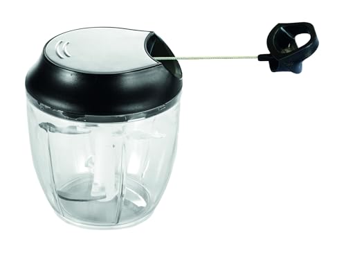 Baumalu - Mini-Zerkleinerer mit 5 Klingen, 950 ml, schnelles und gleichmäßiges Zerkleinern, praktisch und kompakt, einfach zu bedienen, rutschfeste Basis, Klingenrotation durch Zuggriff und Schnur Baumalu - Mini-Zerkleinerer mit 5 Klingen, 950 ml, schnelles und gleichmäßiges Zerkleinern, praktisch und kompakt, einfach zu bedienen, rutschfeste Basis, Klingenrotation durch Zuggriff und Schnur von Baumalu