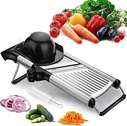 Baumalu - Multifunktionale ChefPro Mandoline - 3 verschiedene Klingen, Größe 40 x 17 x 8 cm, aus langlebigem Kunststoff, ideal für Gemüse und Obst, praktisches und effektives Küchenzubehör Baumalu - Multifunktionale ChefPro Mandoline - 3 verschiedene Klingen, Größe 40 x 17 x 8 cm, aus langlebigem Kunststoff, ideal für Gemüse und Obst, praktisches und effektives Küchenzubehör von Baumalu