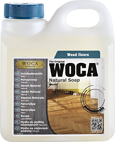 8 Liter WOCA Holzbodenseife NATUR + 1 Baumwollüberzug für 40cm Wisch-Mopp Marke: Baumarkt-konkret von Baumarkt-konkret