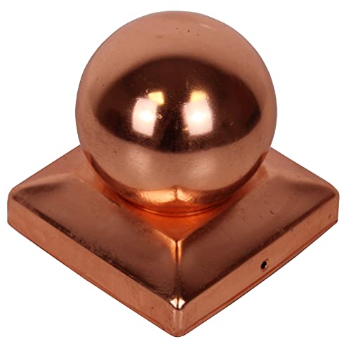Baumarktplus Pfostenkappe Kupfer 91 x 91 mm Kugel 9 x 9 cm Baumarktplus Pfostenkappe Kupfer 91 x 91 mm Kugel 9 x 9 cm von Baumarktplus