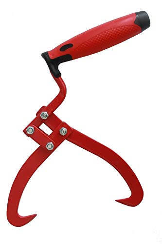 Baumarktplus Handpackzange 7 Zoll Packzange Maulöffnung 18 cm Handhebehaken Sappie Holzgreifer Holzpackzange Schleppzange Forstzange Forst Holz Outdoor (1 Stück) von Baumarktplus