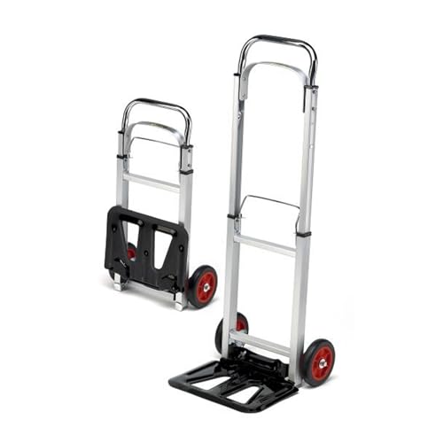 TRUTZHOLM Alu Sackkarre klappbar Transportkarre Stapelkarre Handkarre Karre (90 kg - Teleskop) von Baumarktplus