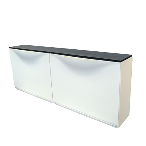 Baumaxxe Abdeckplatte passend für Trones I 102,6 x 15,9 cm I rechteckig I Stärke: 10 mm I schwarz Ash I MDF Platte Melaminbeschichtung beidseitig I DIY-Projekte I bm358 von Baumaxxe