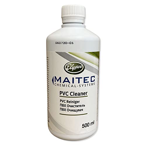 Maitec PVC Reiniger 500 ml I Lösemittel zum reinigen von PVC Fittingen, Rohren und Druckrohrleitungssystemen I Wasserfest I zur Entfettung und Verklebung von PVC Teilen I bm_238 von Baumaxxe