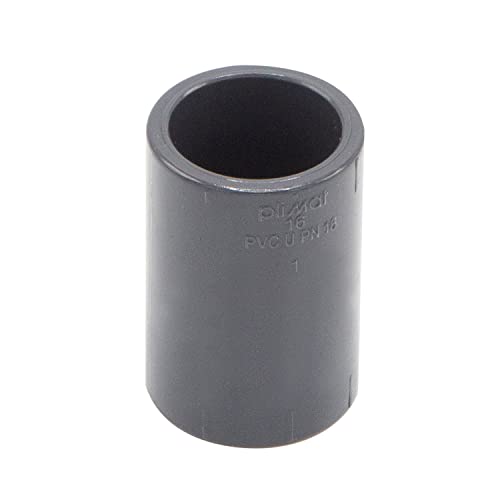 Baumaxxe PVC-Muffe I 16mm I Klebemuffe I PVC-Rohrmuffe mit 2-Anschlüssen I Rund I Rohr-Verbindungsstück für PVC-Rohre und PVC-Fittinge I bm_257 Baumaxxe PVC-Muffe I 16mm I Klebemuffe I PVC-Rohrmuffe mit 2-Anschlüssen I Rund I Rohr-Verbindungsstück für PVC-Rohre und PVC-Fittinge I bm_257 von Baumaxxe