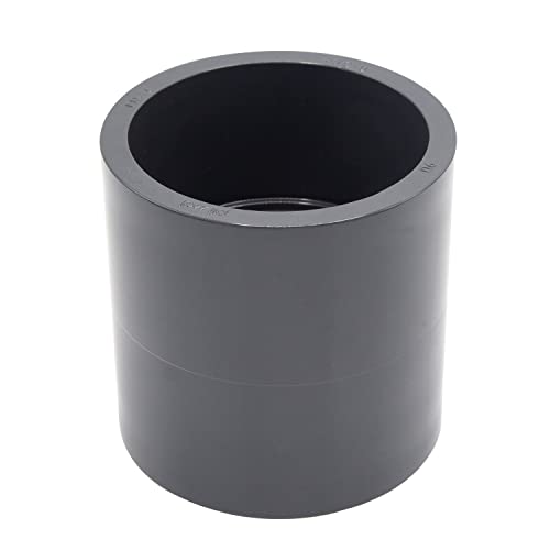PVC-Muffe I 90mm I Klebemuffe I PVC-Rohrmuffe mit 2-Anschlüssen I Rund I Rohr-Verbindungsstück für PVC-Rohre und PVC-Fittinge I bm261 PVC-Muffe I 90mm I Klebemuffe I PVC-Rohrmuffe mit 2-Anschlüssen I Rund I Rohr-Verbindungsstück für PVC-Rohre und PVC-Fittinge I bm261 von Baumaxxe