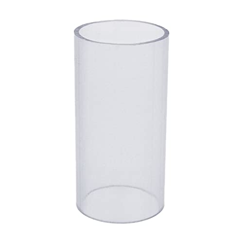 PVC-Rohr transparent I 50 mm I 1 1/2 Zoll I 10 cm Klebemuffe I Pool-Zubehör I Druckrohr-PVC I bm134 von Baumaxxe