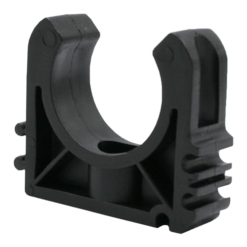 PVC-Rohrschellen Set I 25 mm I Kunststoff I 10 Stück I Pool-Zubehör I Rohrclip I Rohrklemme I für PVC-Rohr mit Ø 25 mm geeignet I bm159 von Baumaxxe