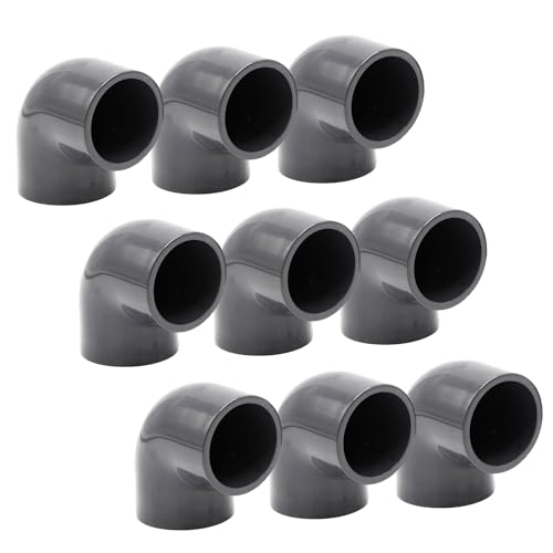 PVC-Winkel-Muffe 90° I 50mm I 1 1/2 Zoll I 9 Stück Klebemuffe I Rohrmuffe mit 2-Anschlüssen I Rohr-Verbindungsstück Rohr PVC-Fitting I bm094 PVC-Winkel-Muffe 90° I 50mm I 1 1/2 Zoll I 9 Stück Klebemuffe I Rohrmuffe mit 2-Anschlüssen I Rohr-Verbindungsstück Rohr PVC-Fitting I bm094 von Baumaxxe
