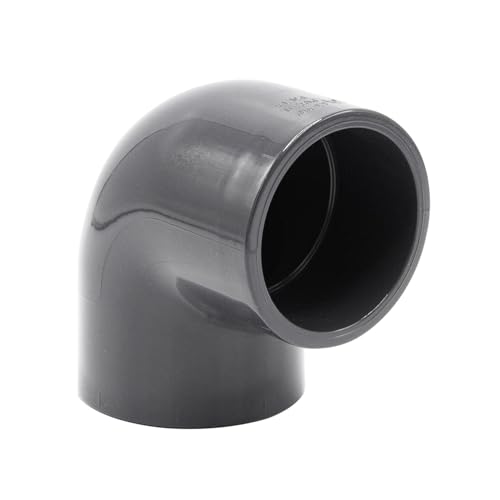 PVC-Winkel-Muffe 90° I 63mm I 2 Zoll I Klebemuffe I PVC-Rohrmuffe mit 2-Anschlüssen I Rohr-Verbindungsstück Rohr Fitting I bm084 PVC-Winkel-Muffe 90° I 63mm I 2 Zoll I Klebemuffe I PVC-Rohrmuffe mit 2-Anschlüssen I Rohr-Verbindungsstück Rohr Fitting I bm084 von Baumaxxe