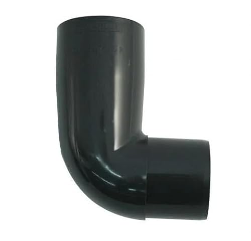 Marley Regenrinnen System Dachrinnenteile DN 53 Fallrohrsystem Anthrazit RAL 7016 Dachrinnenset aus PVC (Rohrbogen 87°) von Baumeister.tech