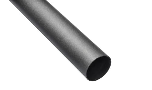 Marley Regenrinnen System Dachrinnenteile DN 53 Fallrohrsystem Farbe Anthrazit Metallic Dachrinnenset aus PVC (Fallrohr 1m) von Baumeister.tech