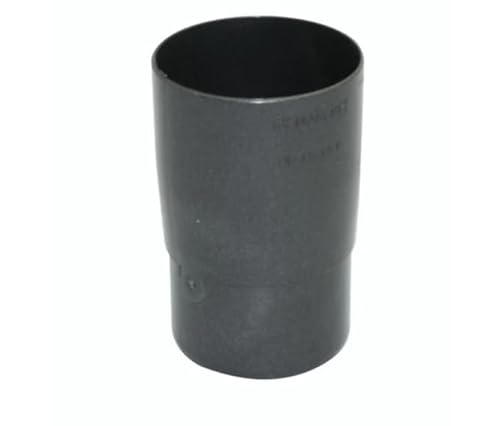 Marley Regenrinnen System Dachrinnenteile DN 75 Fallrohrsystem Farbe Anthrazit Metallic Dachrinnenset aus PVC (Rohrmuffe) von Baumeister.tech