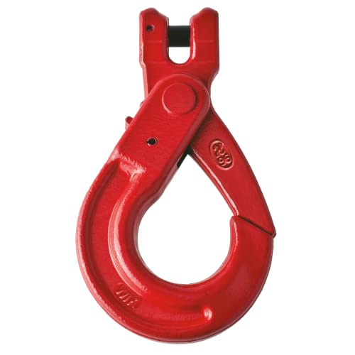 Gabelkopfhaken selbstschließend GK8 5300 kg 13mm mit H-Stempel Zurrkette Kettengehänge Anschlaghaken Haken von Baumgart heben und sichern