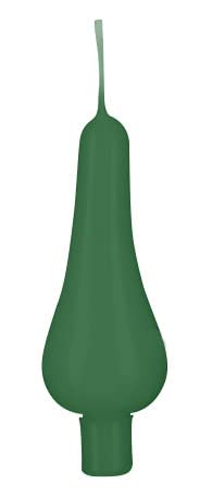 Baumkerzen Pariser Lichte Fairway Grün 9 x 3 cm 10 Stück, Weihnachtsbaumkerzen von Baumkerzen