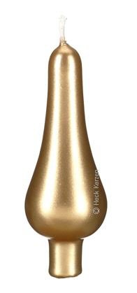 Baumkerzen Pariser Lichte Gold 9 x 3 cm 10 Stück, Weihnachtsbaumkerzen von Baumkerzen