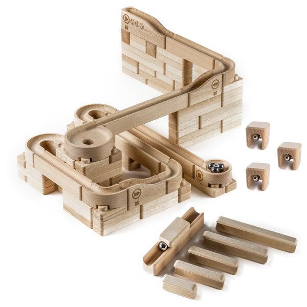 Baumkinder® Murmelbahn aus Holz "K2" Basis (145 Teile) von Baumkinder®