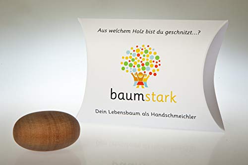 Baumstark B112 Eberesche 45mm 1.4. -10.4. und 4.1 Handschmeichler mit Baumhoroskop (01.04. – 10.04. und 04.10. – 13.10.), Holz, 8 x 11.5 x 2.8 cm von Baumstark