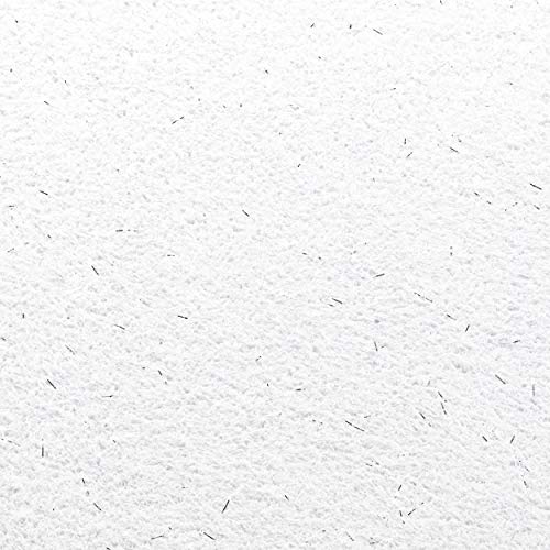 Baumwollputz Schneeweiß mit Effektfäden Silbermetallic - Flüssigtapete aus weißer Baumwolle 1kg für ca. 4m² von Baumwollputz Shop