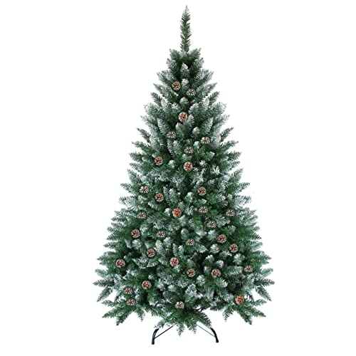 Baunsal® Künstlicher Weihnachtsbaum künstlich (BSP) Christbaum künstlich Tannenbaum künstlich Christmas Tree künstliche Weihnachtsbäume Kunst Weihnachtsbaum von Baunsal