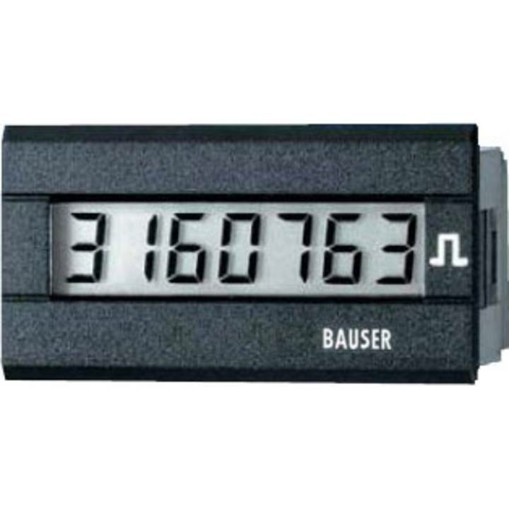 Bauser Digitaler Impulszähler Typ 3810 Einbau Messgerät Messinstrument Messung B-Ware von Bauser