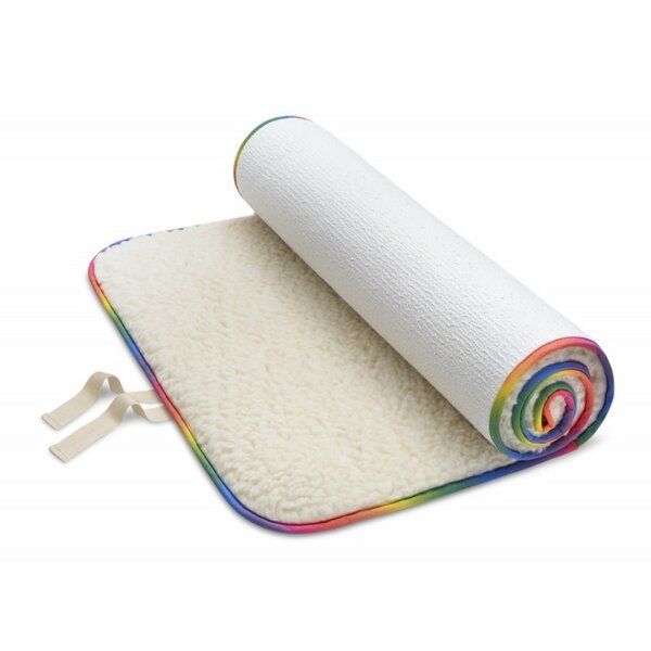 Bausinger Bio-Schurwoll Yogamatte Rainbow von Bausinger