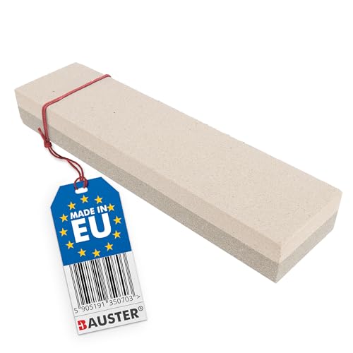BAUSTER® Abziehstein Schleifstein Messerschärfer 200 x 50 x 20 mm grob und fein Messerschleifer Abziehstein Wetzstein Schärfen von Bauster