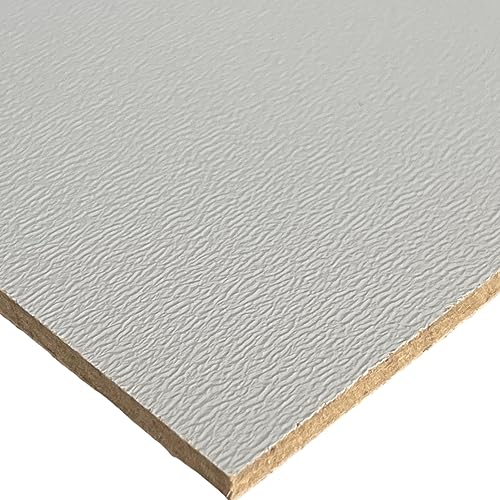 Hartfaserplatte Rückwandplatte 3mm HDF ZUSCHNITT auf Maß (100 x 80cm, HDF 3mm / Lichtgrau) von BaustoffhandelShop