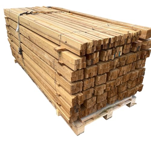 Holzlatten IMPRÄGNIERT Konstruktionsholz Fichte 24x48mm 10er-Pack (10St. 24x48x2000mm) von BaustoffhandelShop