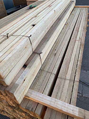 Kantholz Latte 2m ab 7,70€/m Kreuzrahmen Bauholz Konstruktionsholz Holzbalken Rahmen (60 x 80 x 2000mm) von BaustoffhandelShop