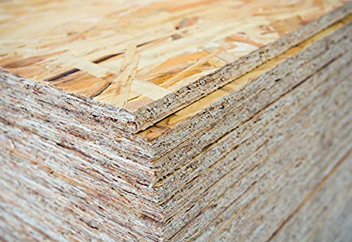 OSB3 Grobspanplatte Spanplatte Platten Grobspanplatte OSB Verlegeplatte Holzplatte Feuchtraum-geeignet (15mm, 125 x 80 cm) von BaustoffhandelShop
