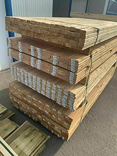 Unterkonstruktion Douglasie 11€/lfm Kantholz Balken Pfosten Unterbau Holz Konstruktionsholz (40x90mm, 100cm) von BaustoffhandelShop