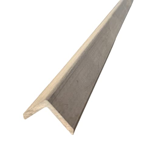 WPC Flachleiste Winkelleiste Abschlussleiste Abdeckleisten WPC-Winkelprofil (Winkel 48x48x1450mm sandbraun) von BaustoffhandelShop