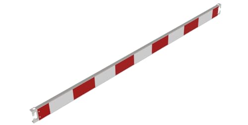 BAUZAUNWELT Absperrschranke nach TL - 2 Stück - Höhe: 100 mm - reflektierend, Folie Typ 1 - rot weiß - Länge: 2,00 m - zum vielseitigen Absperren einsetzbar - feuerverzinkt nach DIN ISO 1461 BAUZAUNWELT Absperrschranke nach TL - 2 Stück - Höhe: 100 mm - reflektierend, Folie Typ 1 - rot weiß - Länge: 2,00 m - zum vielseitigen Absperren einsetzbar - feuerverzinkt nach DIN ISO 1461 von Bauzaunwelt