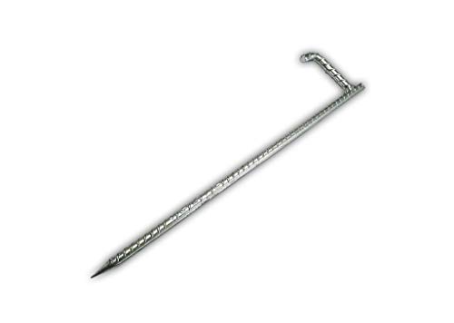 BAUZAUNWELT Erdnagel 430 mm aus feuerverzinktem Stahl – robuster Erdanker zur Verankerung von Bauzäunen – Durchmesser 13 mm, ca. 0,5 kg BAUZAUNWELT Erdnagel 430 mm aus feuerverzinktem Stahl – robuster Erdanker zur Verankerung von Bauzäunen – Durchmesser 13 mm, ca. 0,5 kg von Bauzaunwelt