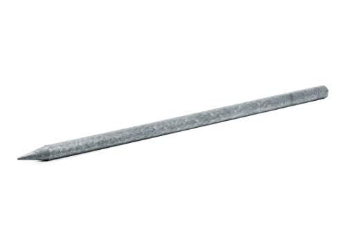 BAUZAUNWELT Weidezaunpfähle-Pfosten aus recyceltem Kunststoff, grau, Länge ca. 150 cm, Durchmesser ca. 4,5 cm - 5 Stück BAUZAUNWELT Weidezaunpfähle-Pfosten aus recyceltem Kunststoff, grau, Länge ca. 150 cm, Durchmesser ca. 4,5 cm - 5 Stück von Bauzaunwelt